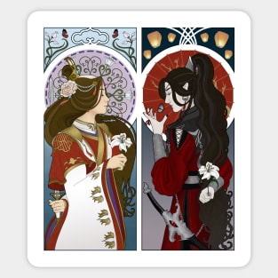 Art Nouveau Hualian Sticker